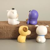  Set 4 Mô Hình Cậu Bé Bút Chì Shin Chan - Trang Trí Tiểu Cảnh, Làm Quà Tặng 