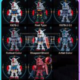  Mô Hình Gundam Blind Box QMSV Mini RX 78-2 Gundam 2ND Model Bandai Namco 