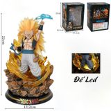  [ĐẾ LED] Mô Hình Son Goku Vegeta Super Saiyan 3 | Mô Hình Dragon Ball 