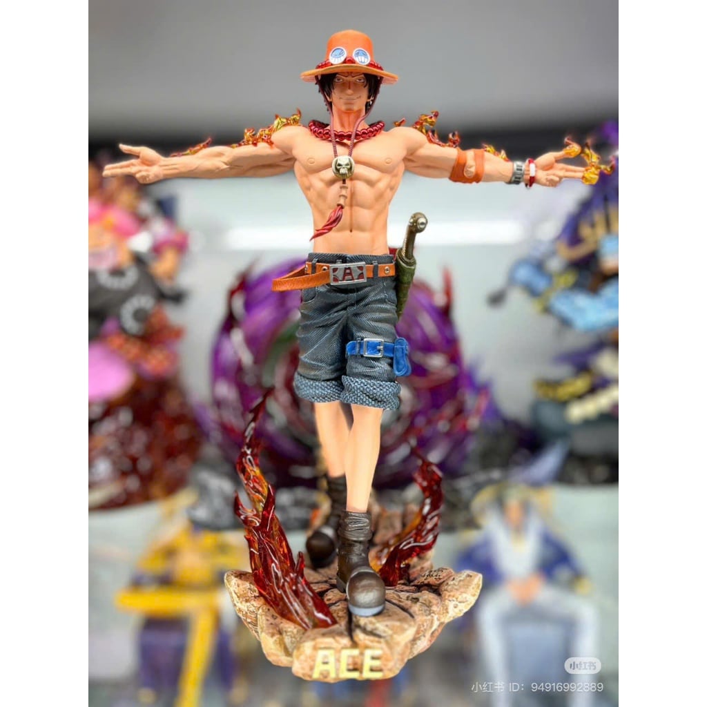  Mô hình One Piece Portgas D. Ace Hỏa Quyền Dang 2 Tay Siêu Ngầu 26cm 