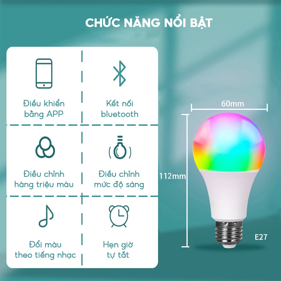 Bombillo LED Inteligente: Ilumina tu Mundo con Color - Bombillo LED inteligente