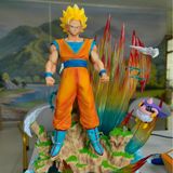  [CÓ LED] Mô Hình Songoku Super Saijan 3 Siêu Chất Dragon Ball 
