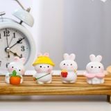  Mô Hình Thỏ Mini Dễ Thương Dùng Trang Trí Tiểu Cảnh, Quà Tặng Sinh Nhật 