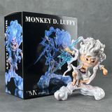  Mô Hình Luffy Gear 5 Ngầu Cầm Tia Sét 16cm - Mô Hình One Piece Chipi 