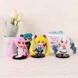  Set 6 Mô Hình Nhân Vật Miku Hatsune Chibi Đáng Yêu 