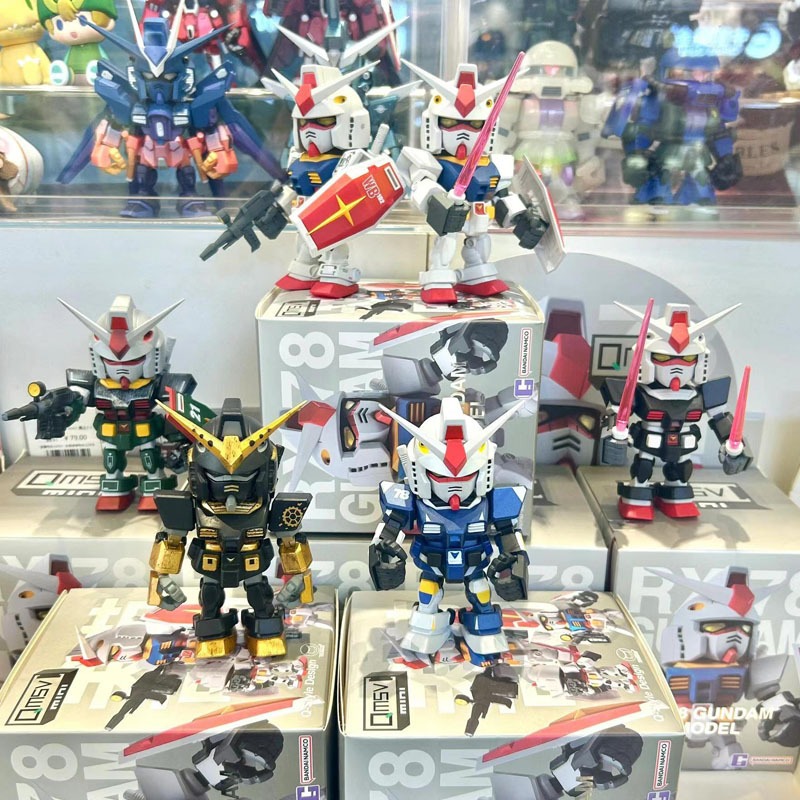 Mô Hình Gundam Blind Box QMSV Mini RX 78-2 Gundam 2ND Model Bandai Namco 