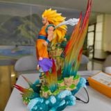  [CÓ LED] Mô Hình Songoku Super Saijan 3 Siêu Chất Dragon Ball 