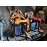  Mô Hình One Piece Đô Đốc Hải Quân Kuzan, Borsalino, Sakazuki Ngồi Siêu Ngầu 