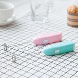  Máy Đánh Trứng, Đánh Bọt Cà Phê Tạo Crema Thơm Ngon, Cầm Tay Mini, Dùng Pin 2A 