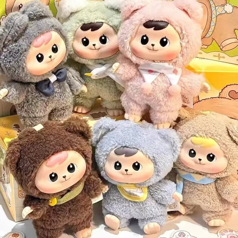  BlindBox Bao-Ao Cuddle Chính Hãng CQToys Series Plush Dolls - Móc Khóa Gấu Bông Hot Trend 