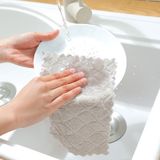  Khăn Lau Bếp Chén Bát 2 Màu Đa Năng Siêu Thấm Hút Sợi Vải Mềm Mại 27x15cm 