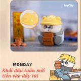  Set 6 Mô Hình Gấu Trúc Panda Cute - Blindbox ToyCity MR.PA Working Week 