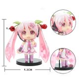  Set 3 Mô Hình Nhân Vật Miku Chibi Đáng Yêu - Mô Hình Nendoroid Hatsune 