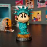  Mô Hình Cậu Bé Bút Chì Shin Chan GK Cosplay Nữ Thần Tự Do 