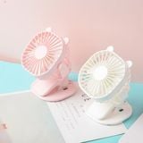  Quạt Kẹp Bàn, Quạt Tích Điện USB Để Bàn, Quạt Để Bàn Xoay 720 Độ, 3 Tốc Độ Gió, Không Gây Tiếng Ồn, Tặng Sạc USB & Pin 