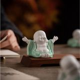  Tượng Phật Di Lặc Ngồi Cười An Yên Bằng Gốm Sứ 