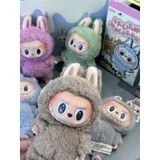  Blind Box Labubu Macaron Ver 1 Chính Hãng Pop Mart - Móc Khóa Gấu Bông Hot Trend 