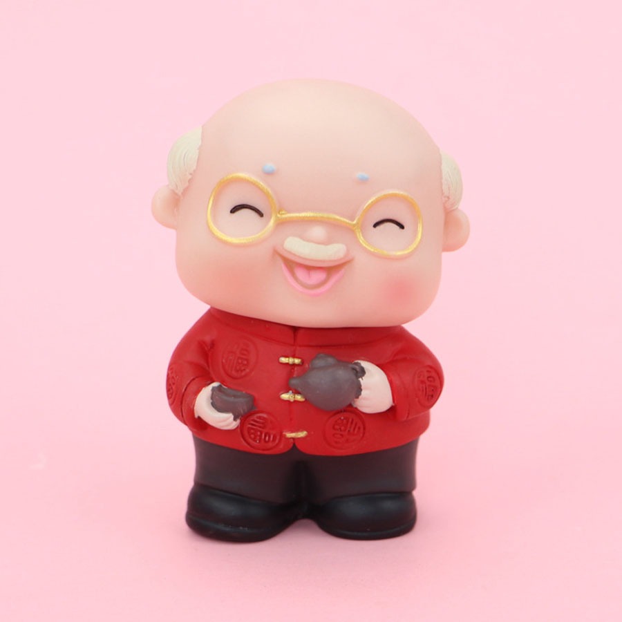  Mô Hình Ông Bà Lão Siêu Dễ Thương, Hàng Đẹp Loại 1 | Dùng Trang Trí Tiểu Cảnh, Quà Tặng, Trang Trí Bàn Làm Việc 