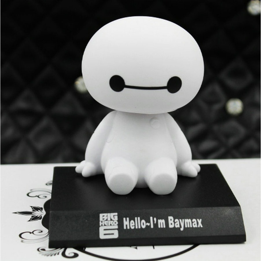  Mô Hình Baymax Chibi Lắc Đầu Siêu Dễ Thương Fullbox - Mô Hình Disney Big Hero 6 Làm Quà Tặng, Quà Lưu Niệm 