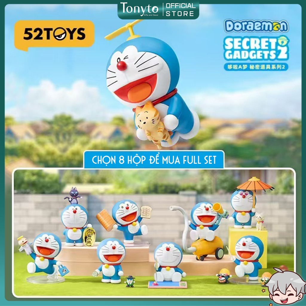  Blindbox Doraemon Series Secret Gadgets 2 Chính Hãng 52 Toys 