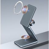  Đế Sạc Nhanh Không Dây 15W 3in1 Có Nam Châm Cho iPhone, Apple Watch, Airpod, Các Dòng Hỗ Trợ Sạc Không Dây 