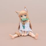  Mô Hình Uchi no Neko ga Onnanoko de Kawaii Ngồi Ngặm Cá - Mô Hình Anime Nữ Cute 