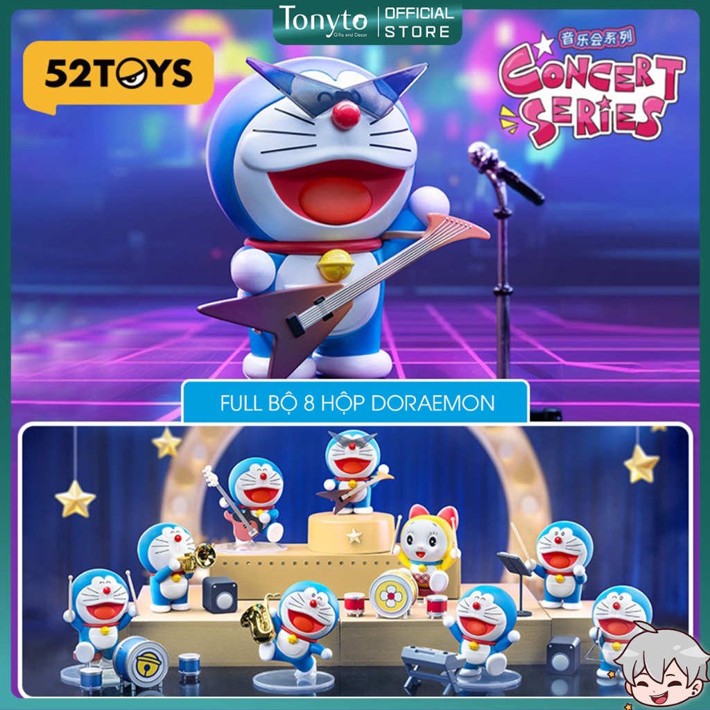  Blind Box Doraemon Series Concert Chính Hãng 52 Toys 