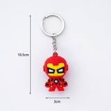  Móc Khóa Nhân Vật Siêu Anh Hùng Cute Captain America, Thor, Hulk, Ironman, Black Panther, Spiderman, Batman, Thanos 