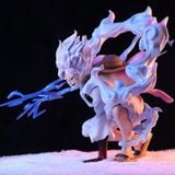  Mô Hình One Piece Luffy Gear 5 Trạng Thái Chiến Đấu Cầm Tia Sét 18cm 