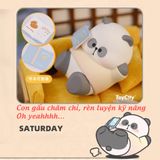  Set 6 Mô Hình Gấu Trúc Panda Cute - Blindbox ToyCity MR.PA Working Week 