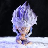  Mô Hình Luffy Gear 5 Nika Dáng Ngồi Siêu Chất Trang Trí PC, Bàn Làm Việc - Mô Hình One Piece 
