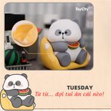  Set 6 Mô Hình Gấu Trúc Panda Cute - Blindbox ToyCity MR.PA Working Week 