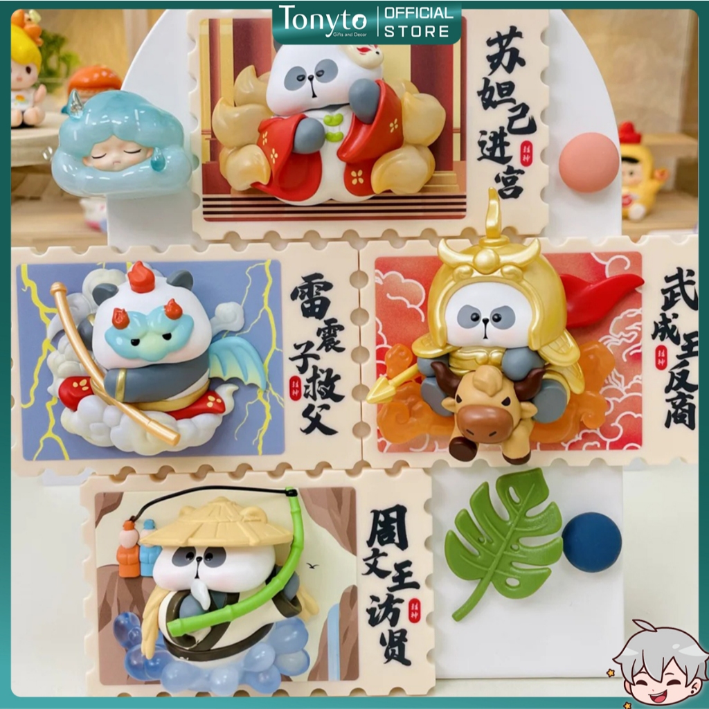  Mô Hình Blind Box Mr. Pa The Investiture Of The Gods - Mô Hình Gấu Trúc Cute 