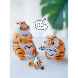  Blind Box Mô Hình Hổ Béo và Tiểu Hổ Cute 