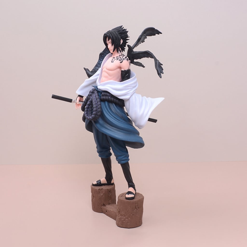  Mô Hình Sasuke Bộc Phát Quyền Ấn Cùng 2 Quạ 