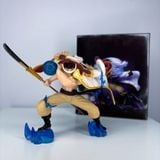  Mô Hình Tứ Hoàng One Piece Râu Trắng Edward Newgate Cầm Kiếm Size Nhỏ 14cm 