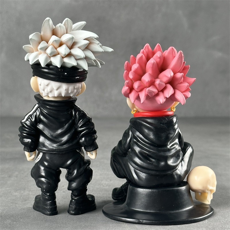  Mô Hình Satoru Gojo, Sukuna Chibi Bản Q Ngồi| Mô Hình Jujutsu Kaisen 