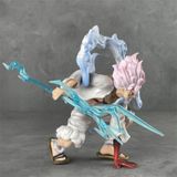  Mô Hình Luffy Gear 5 Siêu Ngầu Trạng Thái Chiến Đấu Cầm Tia Sét 16cm - Mô Hình One Piece Chipi FullBox 