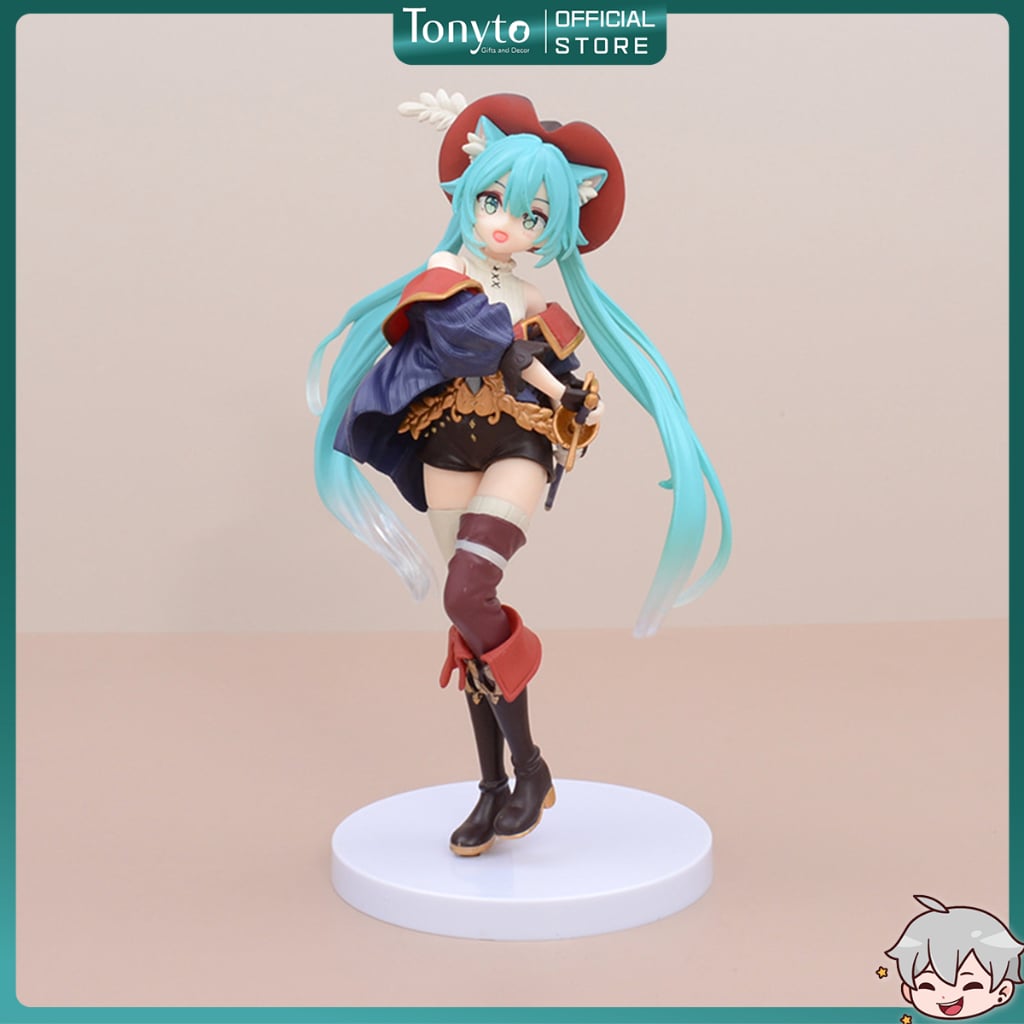  Mô Hình Anime Nữ Hatsune Miku Cầm Kiếm 