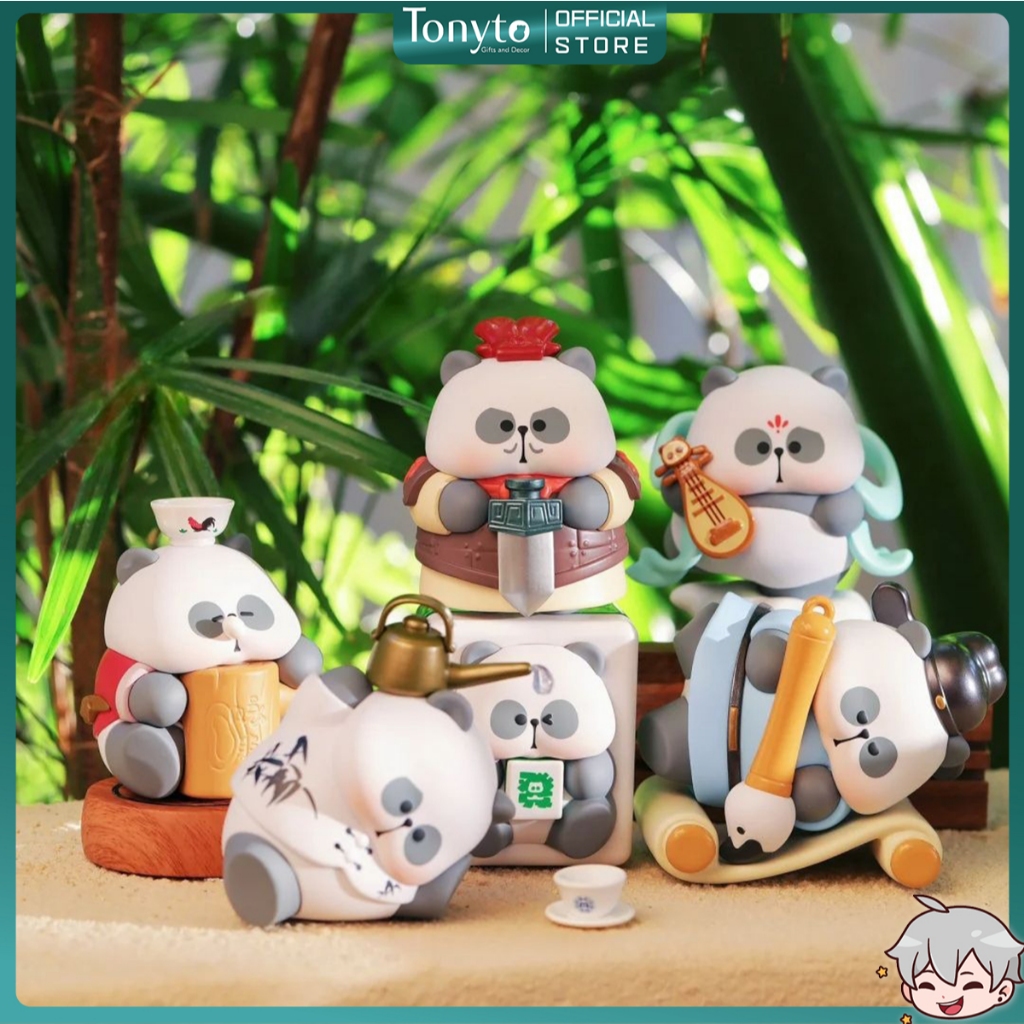  Mô Hình BlindBox Mr. Pa National Essence Travel Notes - Mô Hình Gấu Trúc Panda 