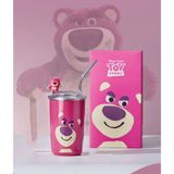  Ly Giữ Nhiệt Gấu Dâu Lotso Siêu Xinh Lõi Inox 304 Chống Gỉ 450ml 