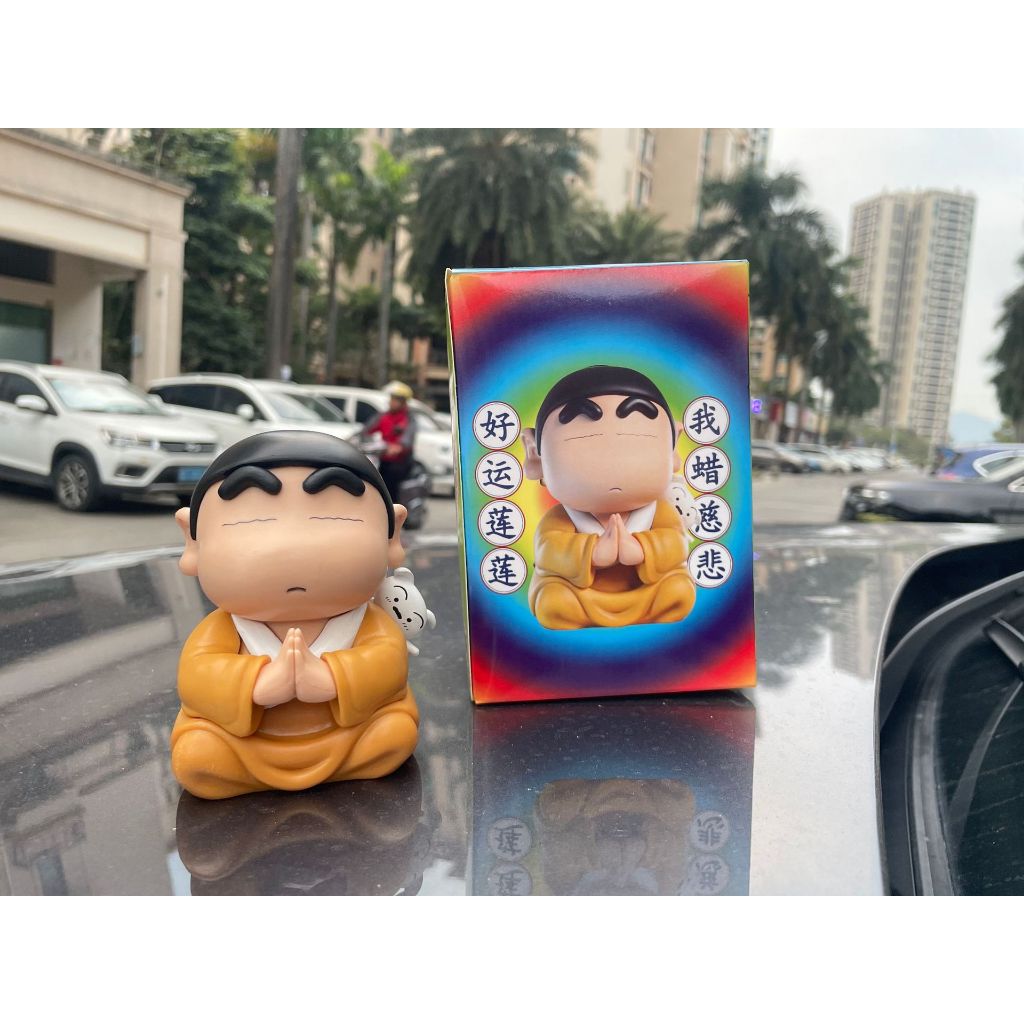  Mô Hình Cậu Bé Bút Chì Shin Chan GK Cosplay Ngồi Thiền 