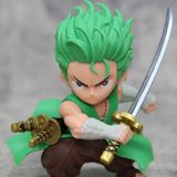  Mô Hình One Piece Zoro Chibi Trạng Thái Chiến Đấu Siêu Ngầu 13cm 