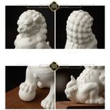  Tượng Sư Tử Bằng Gốm Sứ - Decor Phong Thủy An Yên 