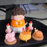  Mô Hình Tượng Thần Tài, Phật Tổ, Quan Âm, Nguyệt Lão Và Đồ Cúng Để Bàn Làm Việc, Taplo Xe Hơi 