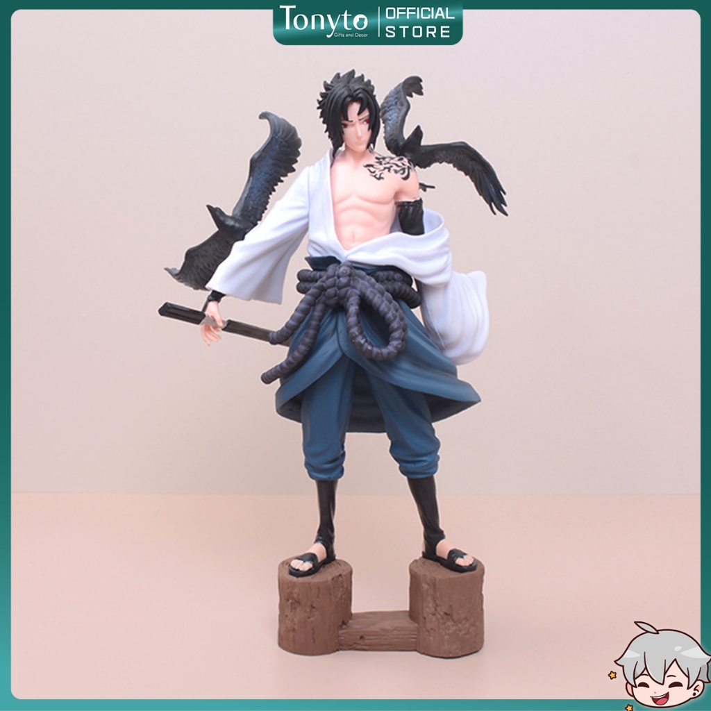  Mô Hình Sasuke Bộc Phát Quyền Ấn Cùng 2 Quạ 