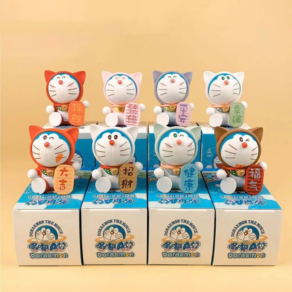  Mô Hình Doraemon Thần Tài May Mắn, Dễ Thương Làm Quà Tặng, Đồ Trang Trí 