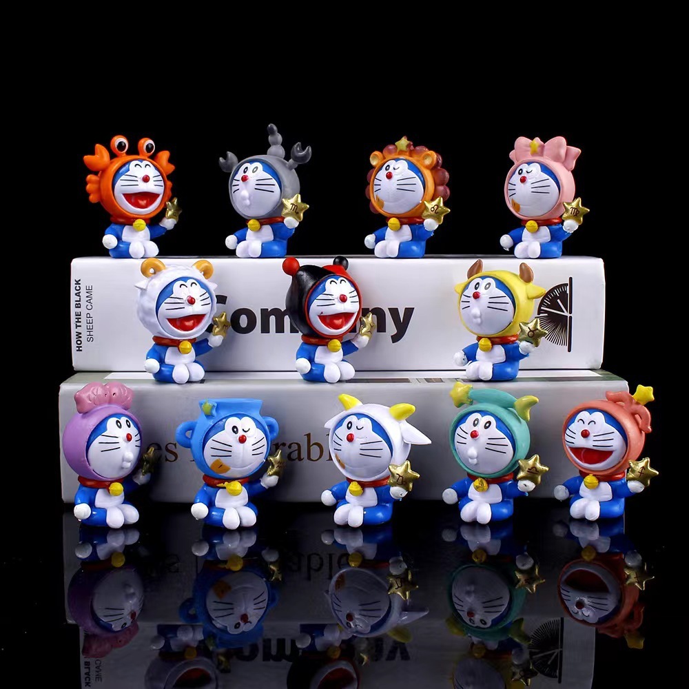  Mô Hình Doraemon 12 Cung Hoàng Đạo Dễ Thương Làm Quà Tặng, Đồ Trang Trí 