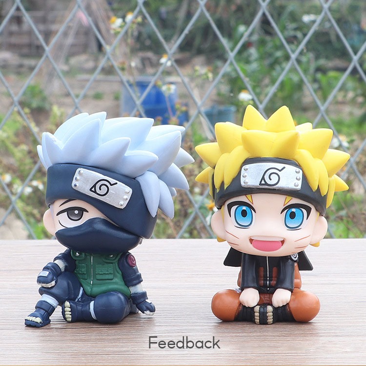  Mô Hình Chibi Naruto, Sasuke, Kakashi, Itachi Đáng Yêu Dùng Trang Trí Bàn Làm Việc, Quà Tặng 
