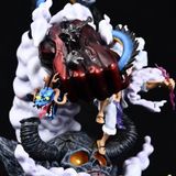  [CÓ LED] Mô Hình Luffy Nika Gear 5 Trạng Thái Chiến Đấu Bóp Kaido Siêu Ngầu | Mô Hình One Piece 